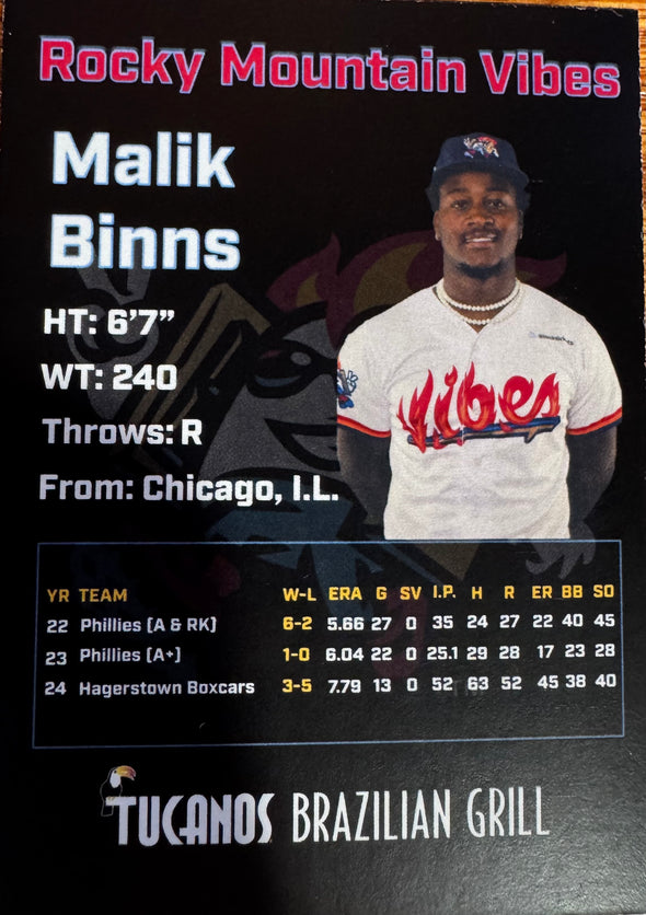 Rocky Mountain Vibes 2025 Baseball Card Set