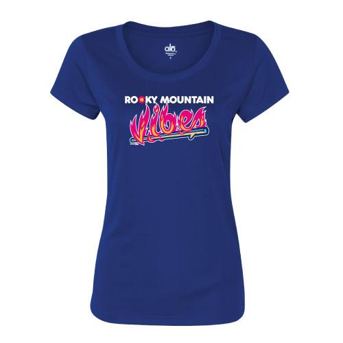 Rocky Mountain Vibes Women's Primary Logo Performance T-Shirt