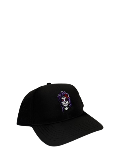 Black Lloronas Adjustable Cap